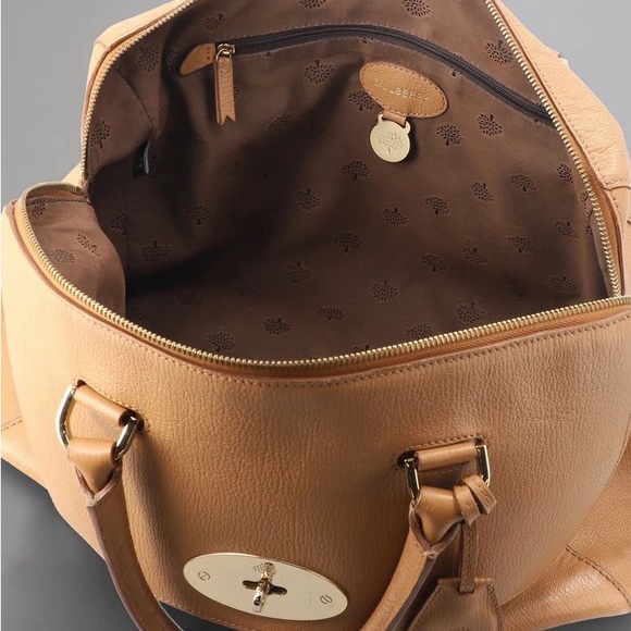 Mulberry Del Rey Deer Brown Glossy Goat Leather Satchel Limited Edition - Picture 6 of 10